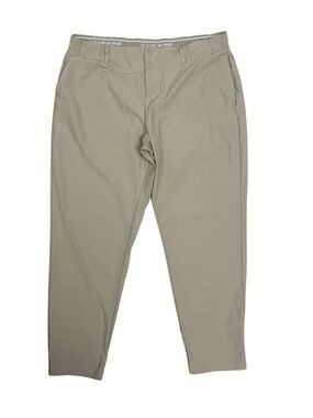 U SUCK AT GOLF Pants Lightweight Casual Tan Activewear Trousers Mens 42x30